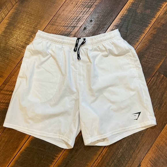 Gymshark Arrival Training Shorts White L Men’s Lightweight Quick-Dry Activewear - Picture 5 of 11